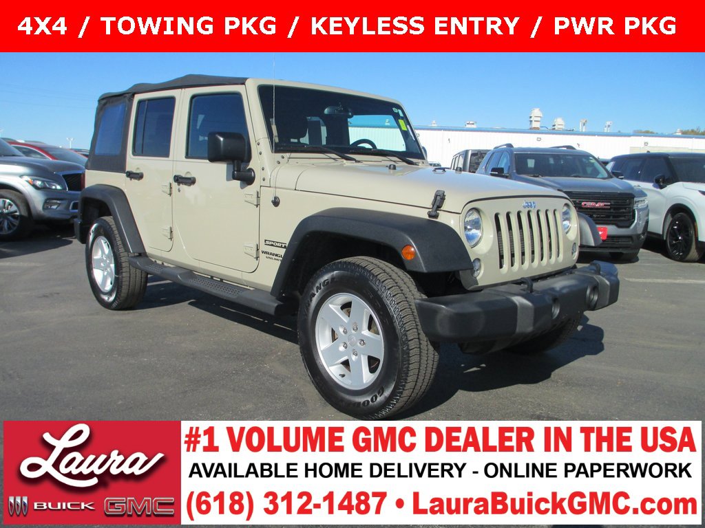 Used 2017 Jeep Wrangler Unlimited Sport w/ Quick Order Package 24S