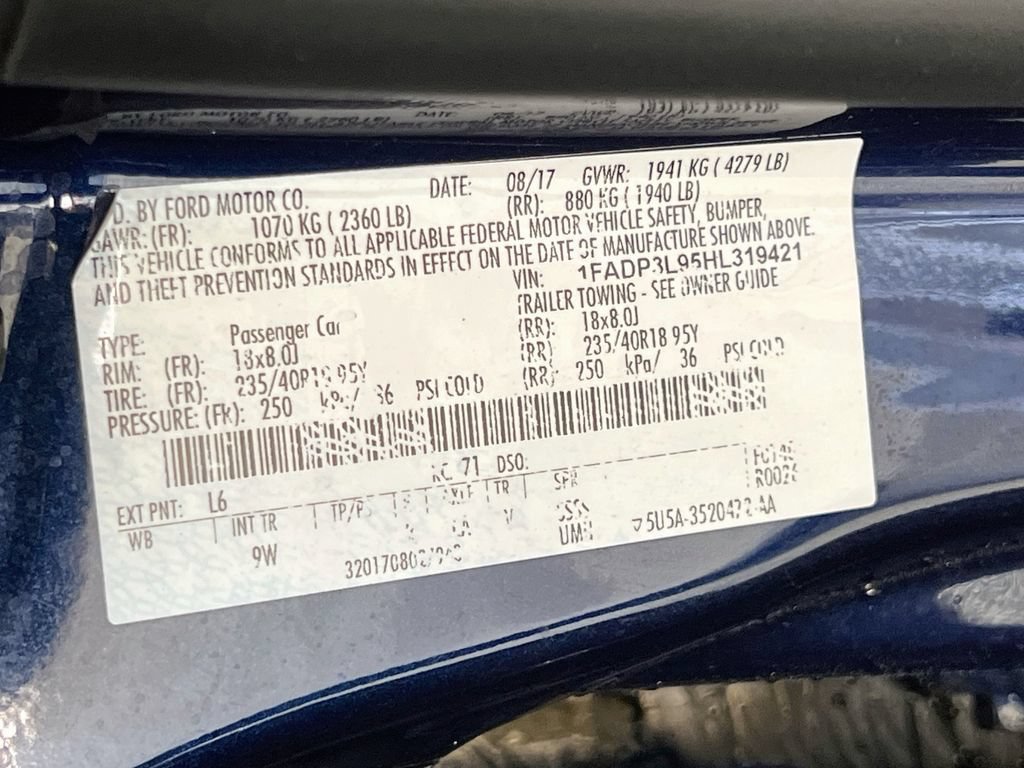 Used 2017 Ford Focus ST w/ Equipment Group 402A FWD image 13