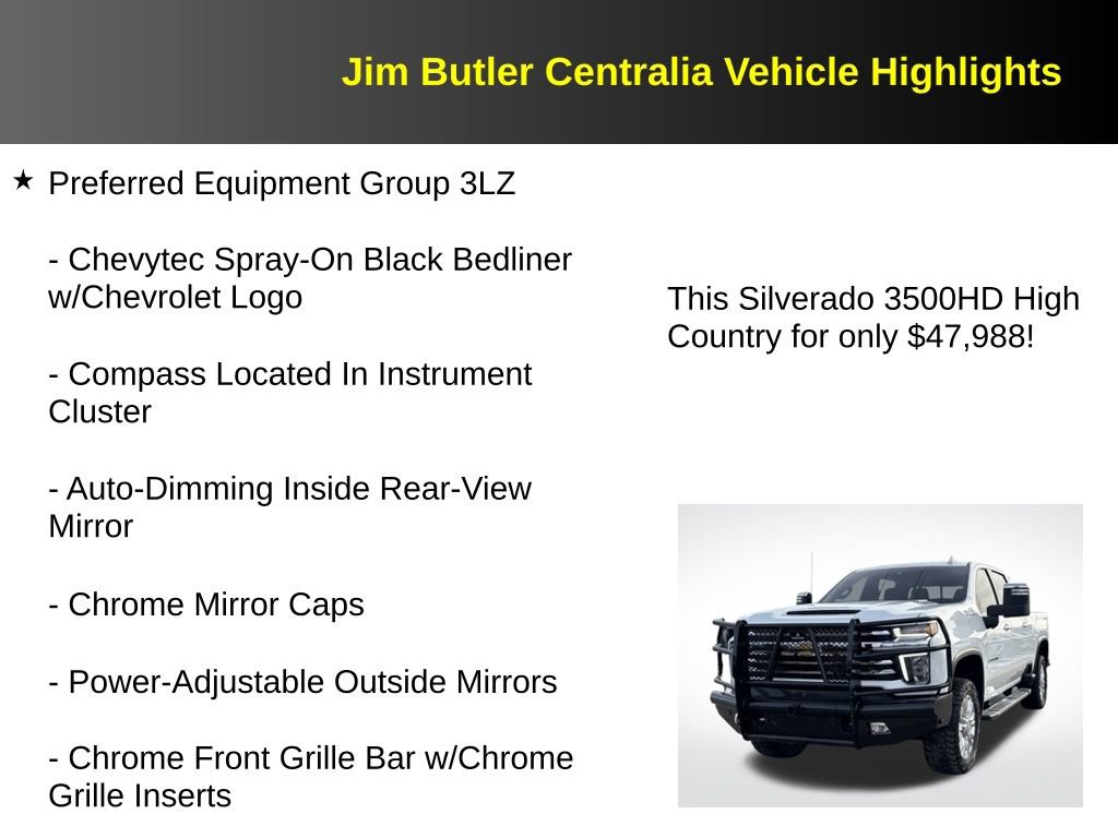 Used 2022 Chevrolet Silverado 3500 High Country w/ Safety Package II image 17
