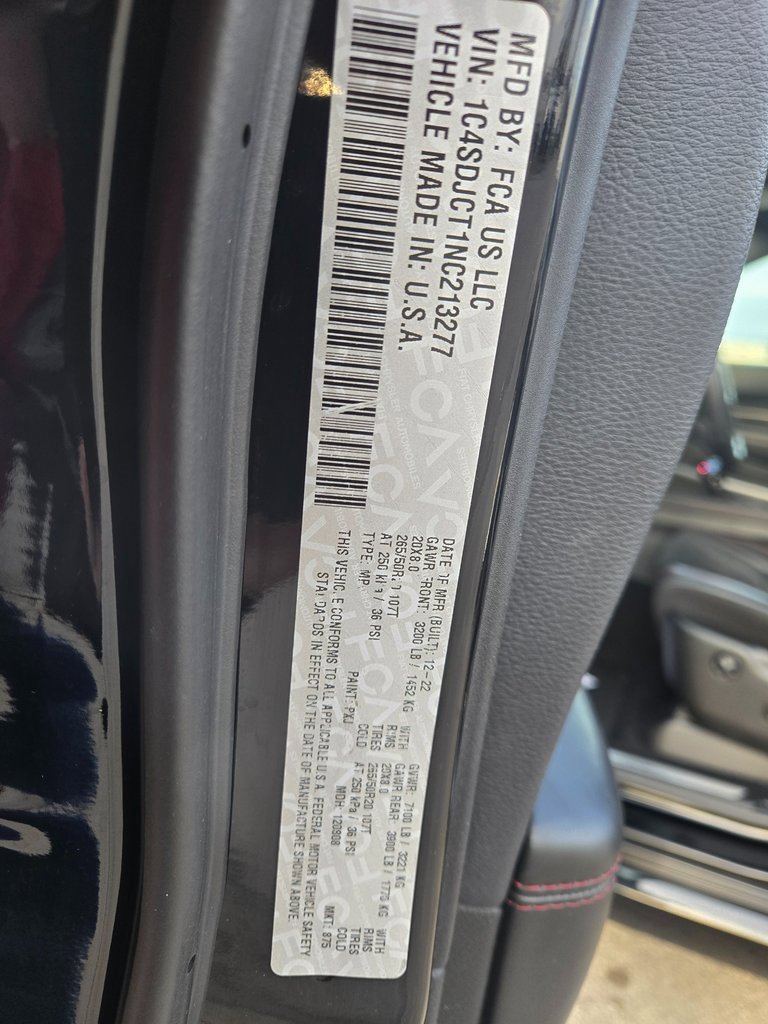 Used 2022 Dodge Durango R/T w/ Trailer Tow Group IV image 14