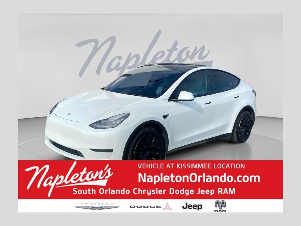 Used 2021 Tesla Model Y Long Range AWD/4WD image 1