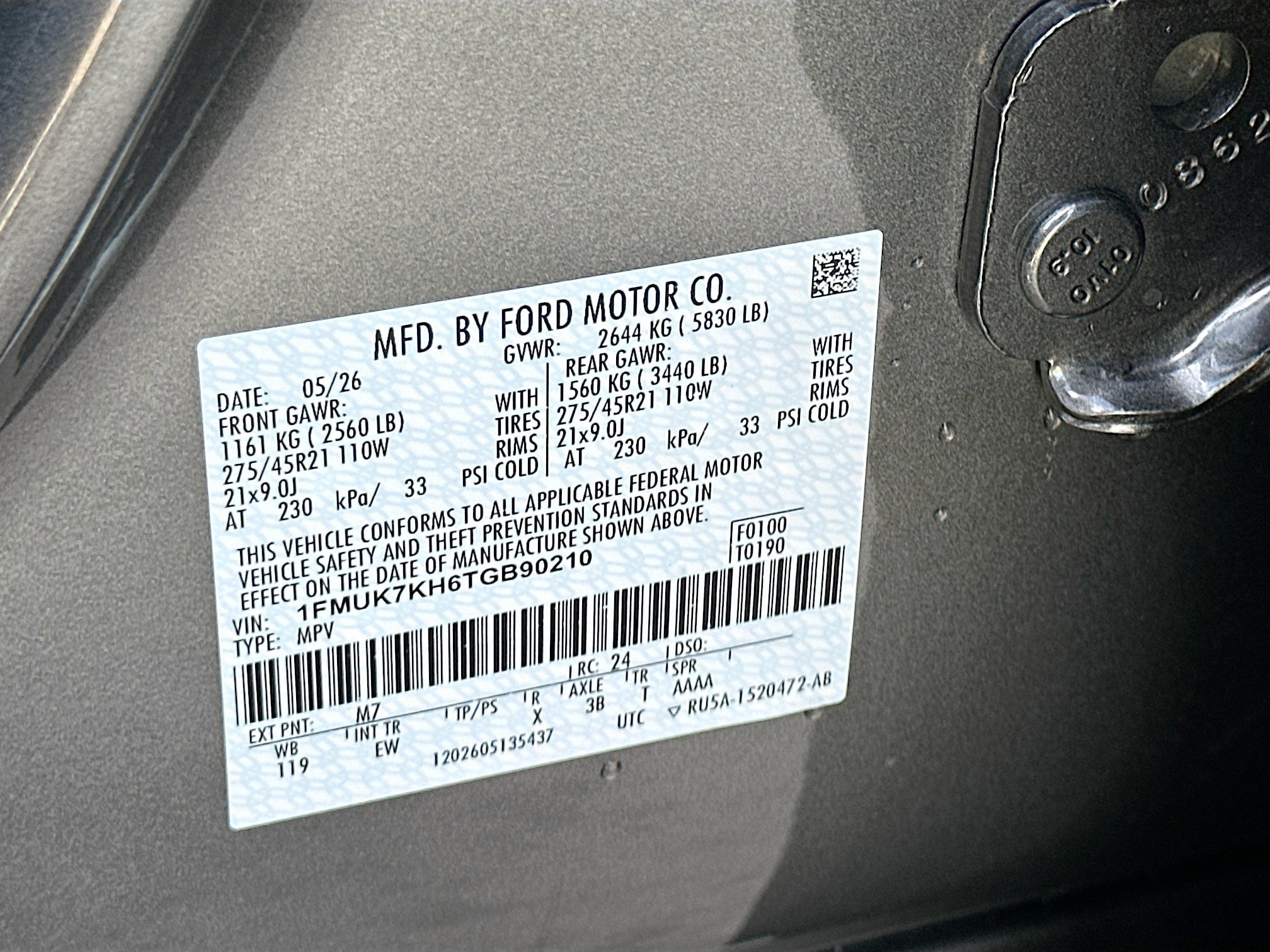New 2026 Ford Explorer ST-Line w/ ST-Line Street Pack RWD image 21