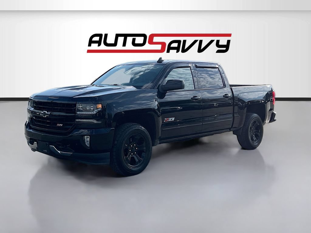 Used 2018 Chevrolet Silverado 1500 LTZ Z71 w/ Midnight Edition AWD/4WD image 3