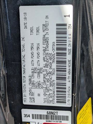 Used 2019 Toyota Tacoma SR RWD image 15