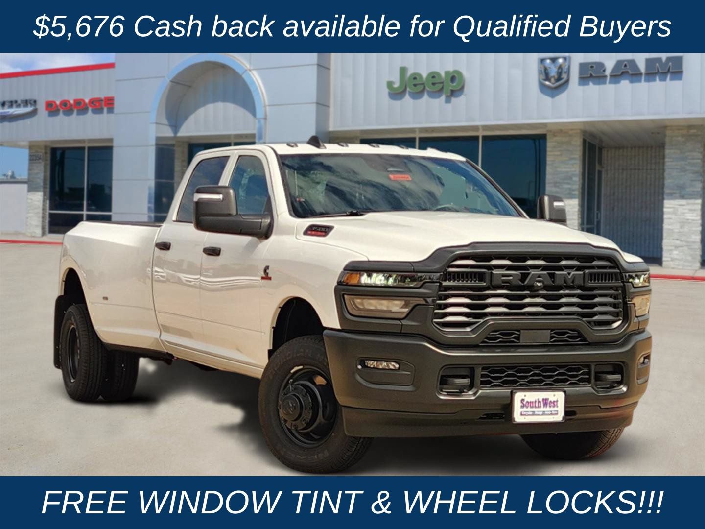 New 2026 RAM 3500 Tradesman AWD/4WD 360° Tour