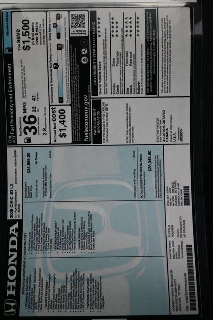 New 2026 Honda Civic LX image 14