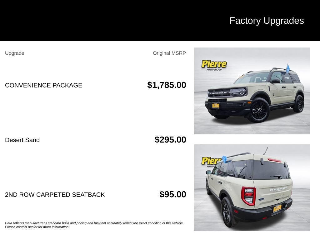 Certified 2024 Ford Bronco Sport Big Bend w/ Convenience Package AWD/4WD image 13