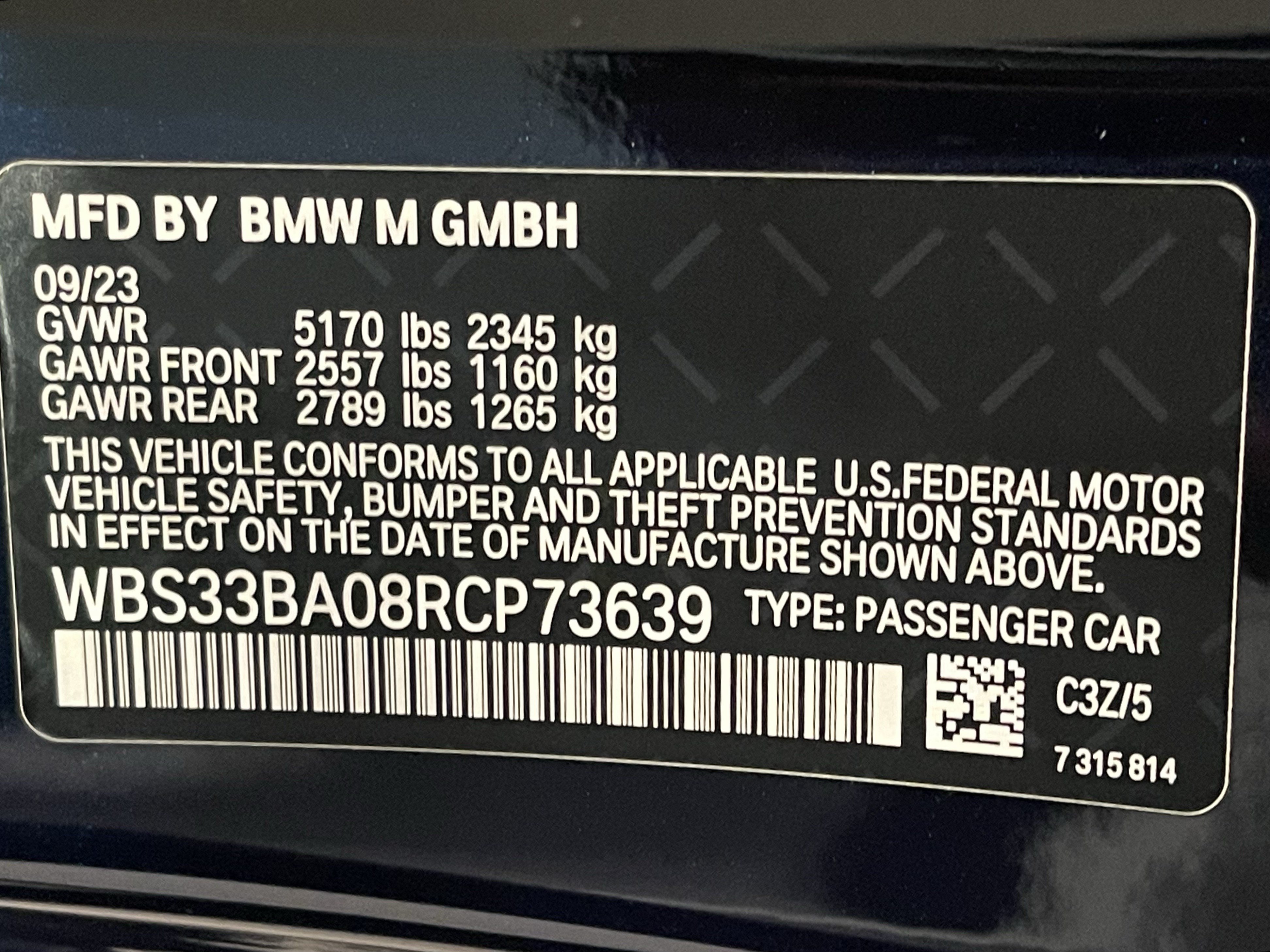Used 2024 BMW M4 xDrive Competition AWD/4WD image 24
