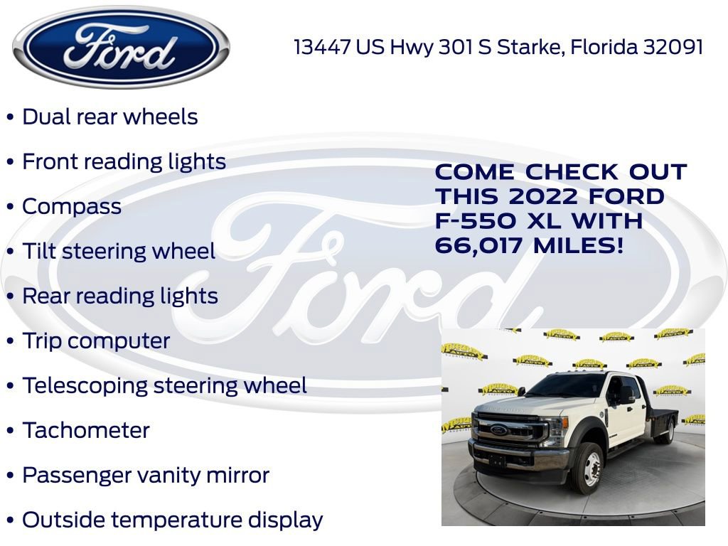 Used 2022 Ford F550 2WD Crew Cab Super Duty w/ Power Equipment Group image 25