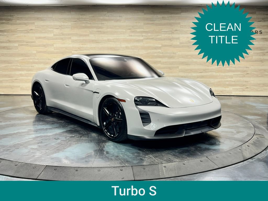 Used 2021 Porsche Taycan Turbo S AWD/4WD image 1