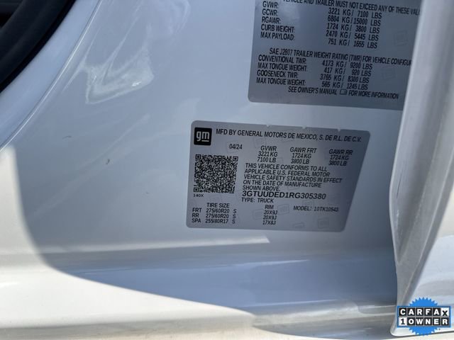 Used 2024 GMC Sierra 1500 SLT w/ SLT Premium Plus Package image 33