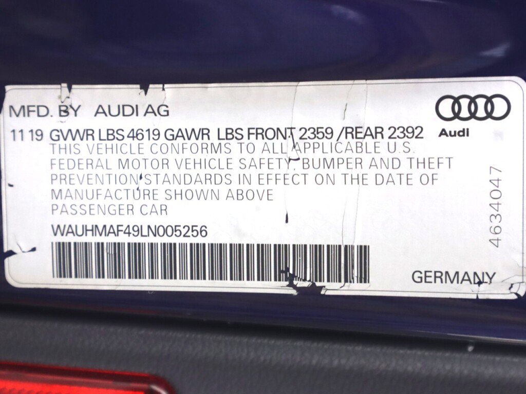 Used 2020 Audi A4 2.0T Premium Plus w/ Premium Plus Package image 43