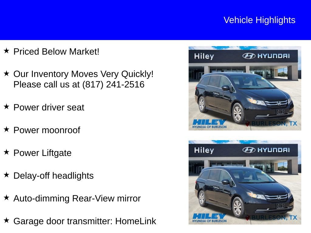 Used 2017 Honda Odyssey EX-L image 10