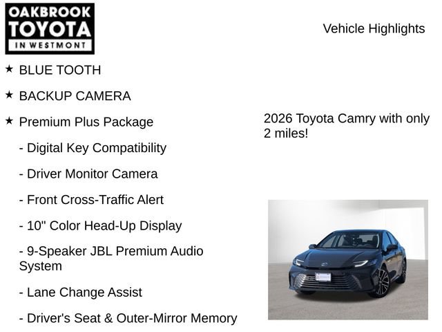 New 2026 Toyota Camry XLE image 7