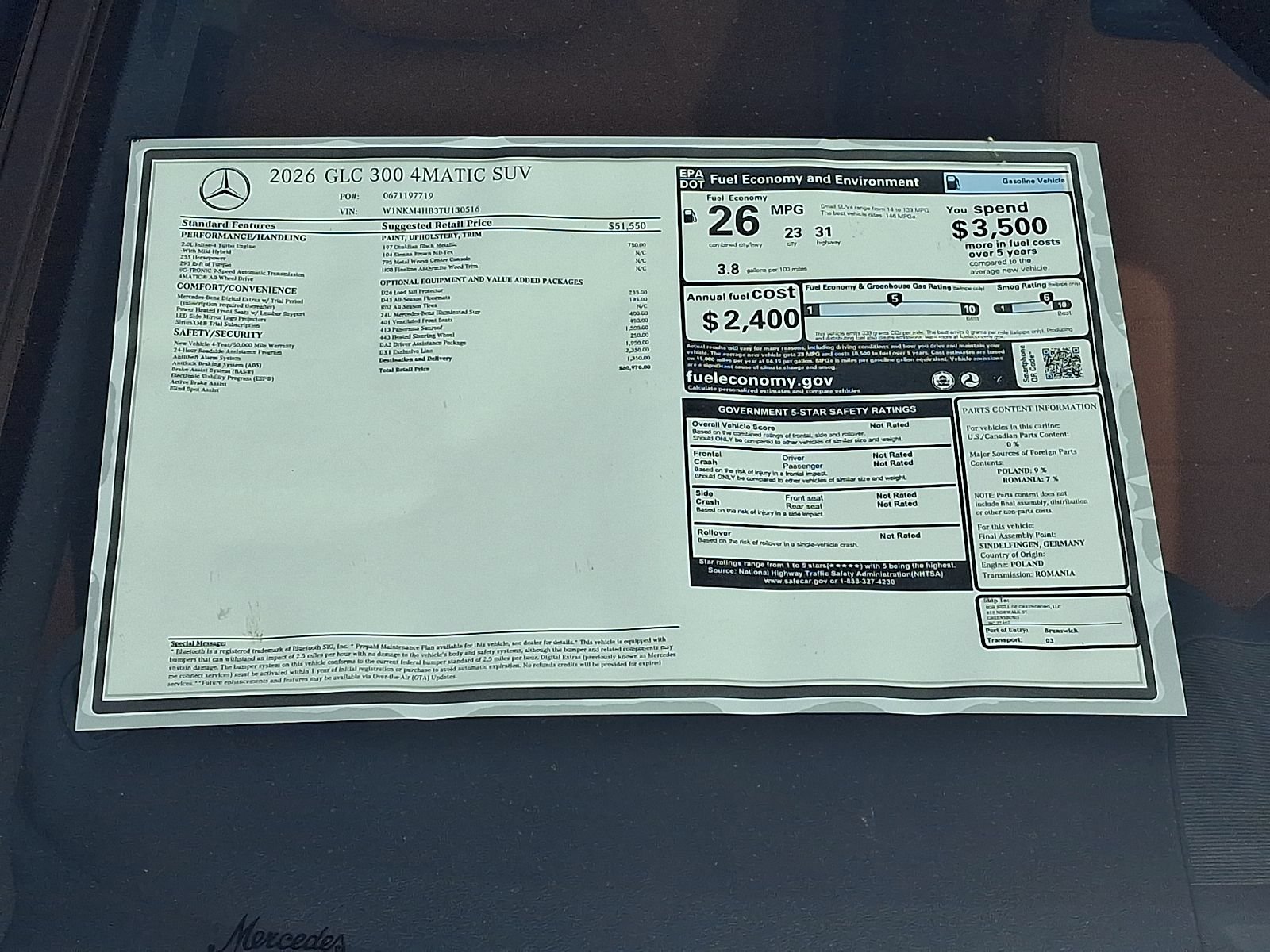New 2026 Mercedes-Benz GLC 300 4MATIC image 19