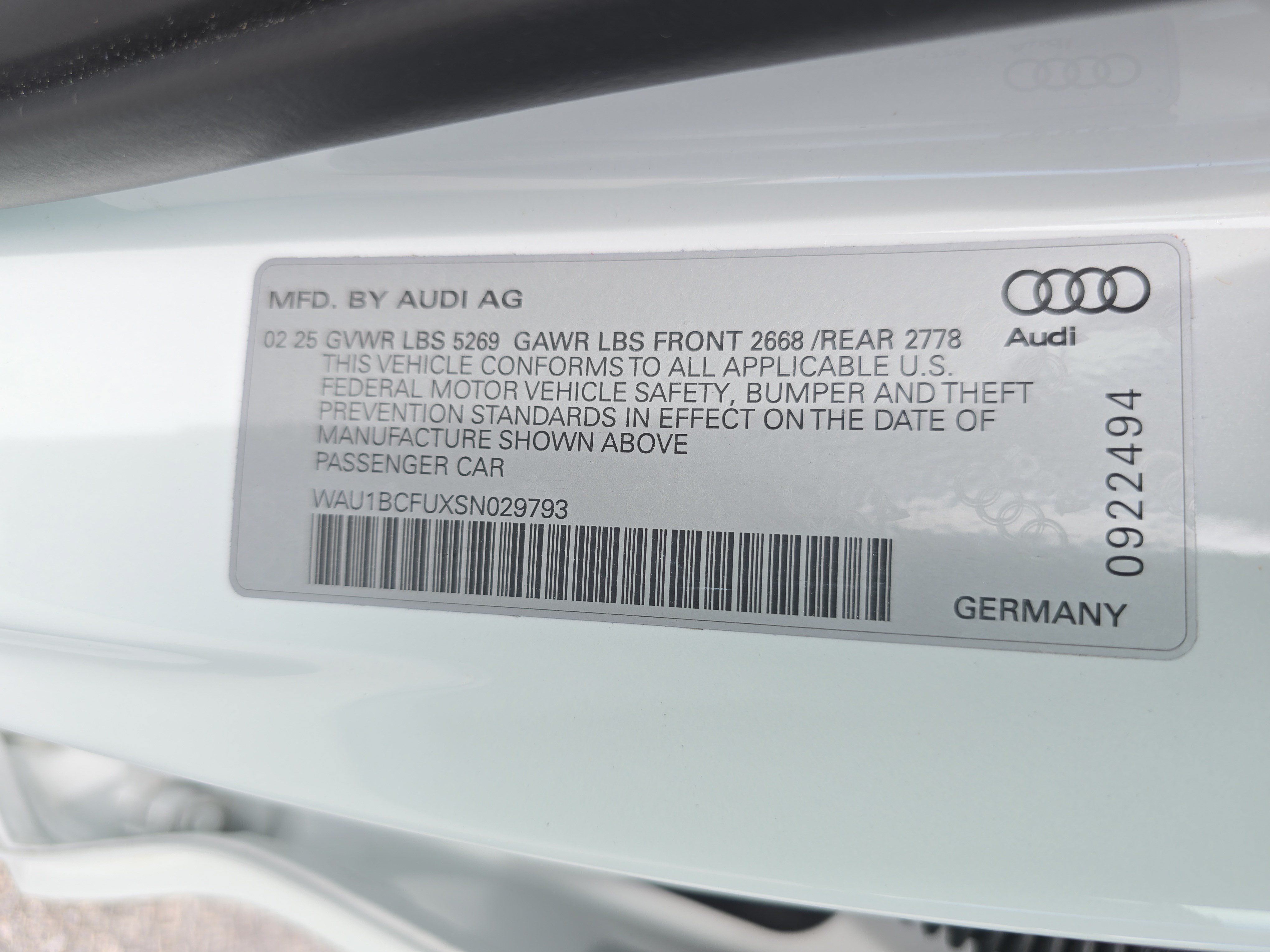 Certified 2025 Audi A5 2.0T Premium w/ Convenience Package AWD/4WD image 34
