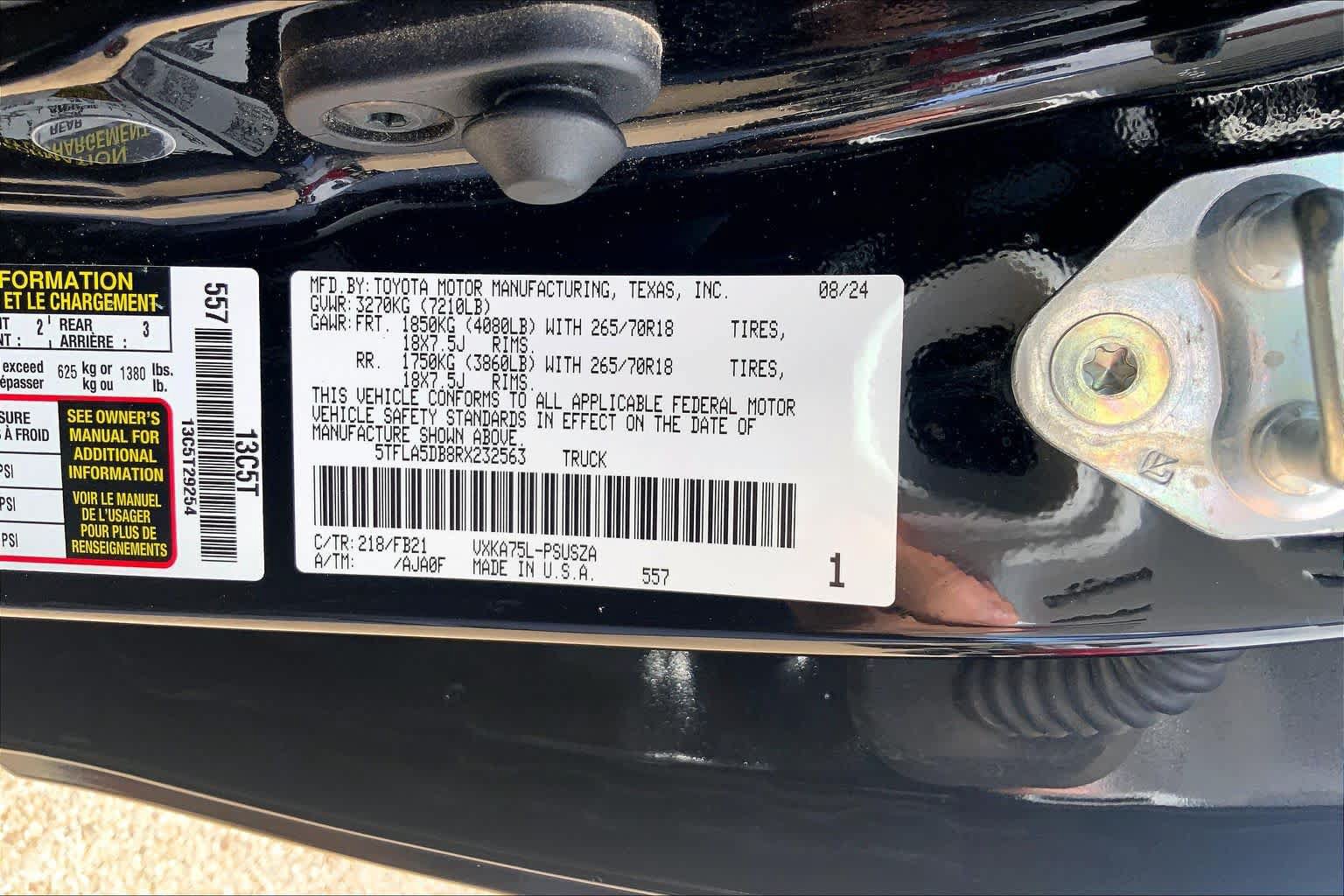Used 2024 Toyota Tundra SR5 AWD/4WD image 36