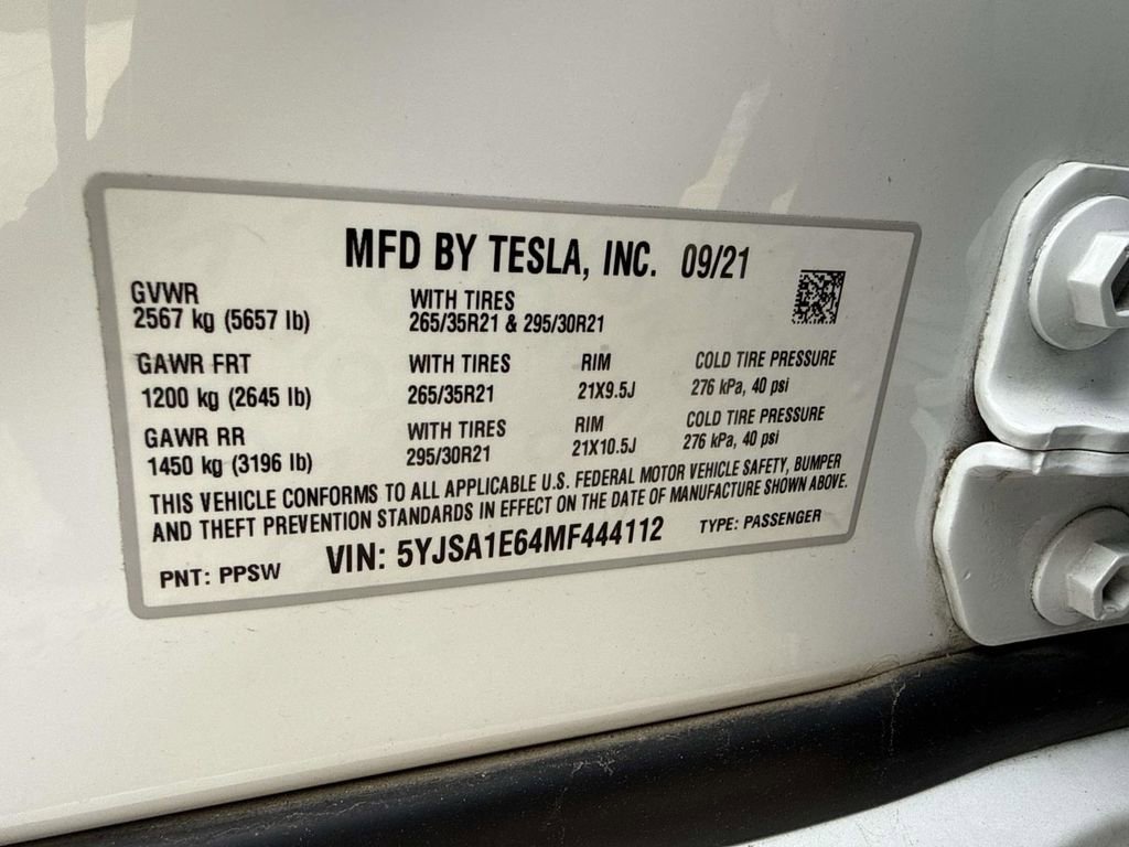 Used 2021 Tesla Model S Plaid image 14