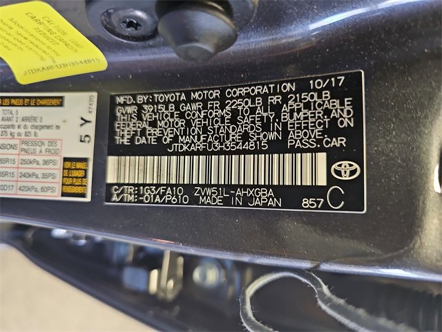 Used 2017 Toyota Prius Three image 33