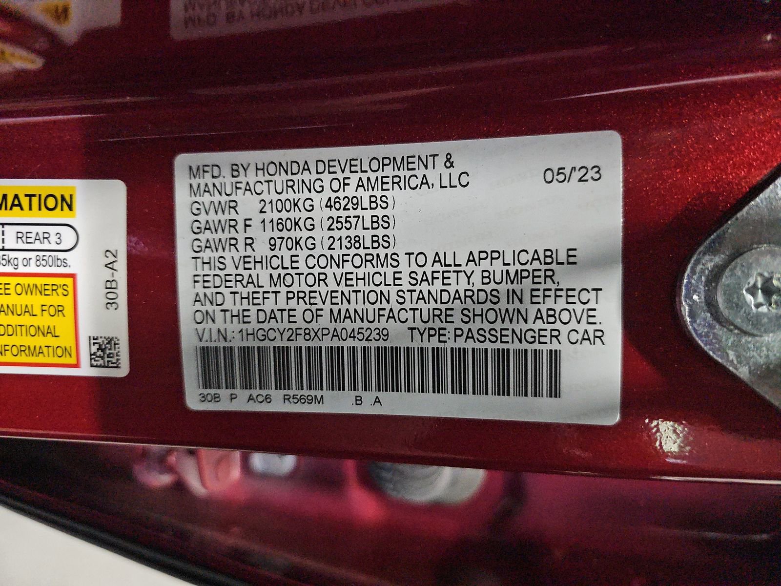 Used 2023 Honda Accord Touring image 14