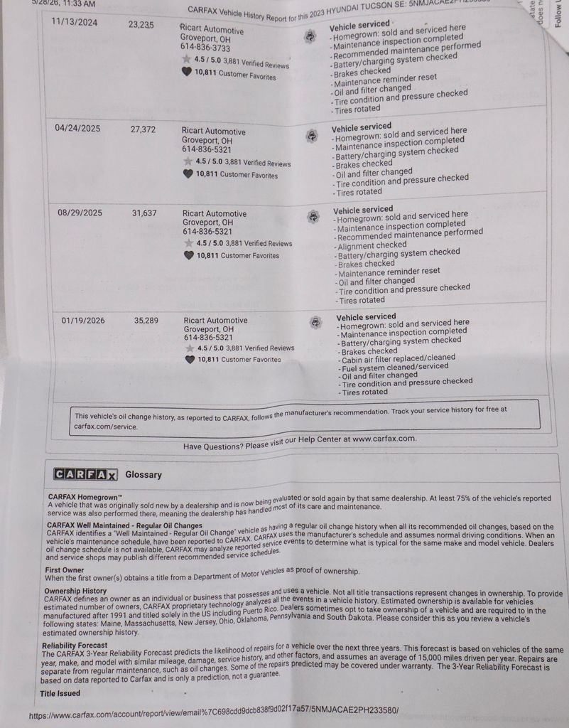 Certified 2023 Hyundai Tucson SE AWD/4WD image 8