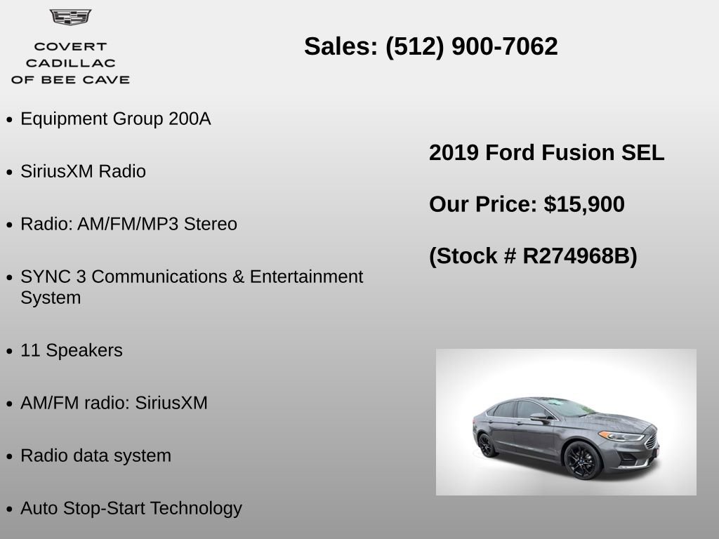Used 2019 Ford Fusion SEL image 6