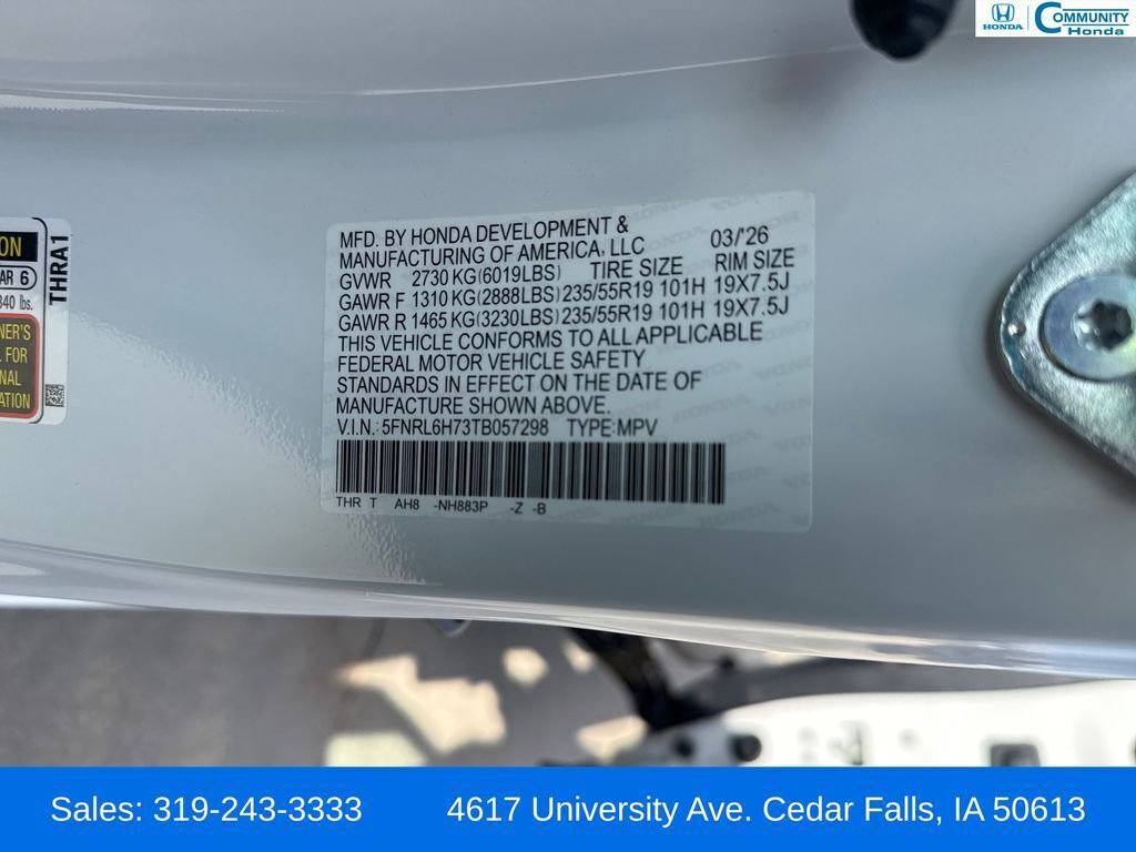 New 2026 Honda Odyssey Sport-L image 31