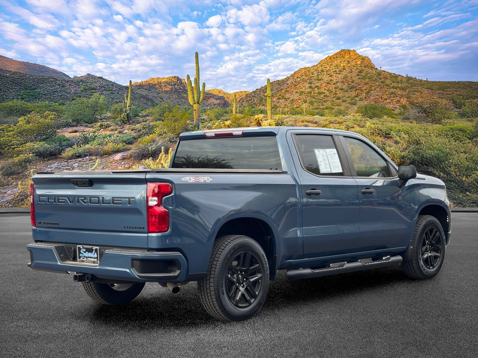 Used 2024 Chevrolet Silverado 1500 Custom w/ Turbomax Blackout Package AWD/4WD image 4