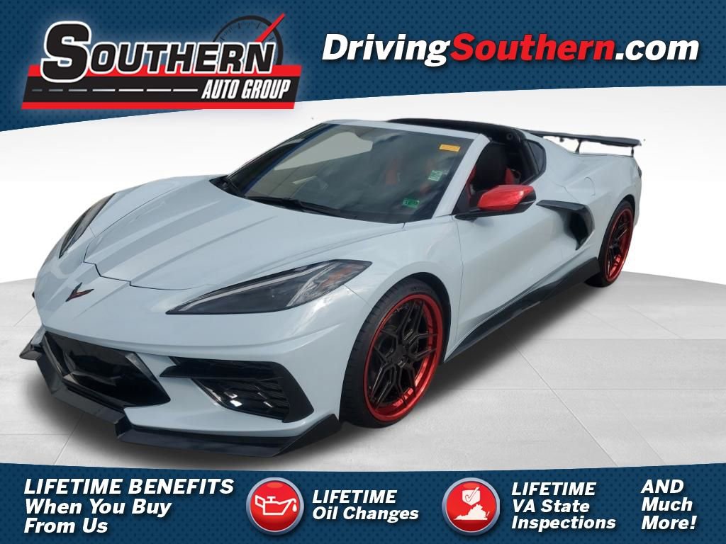 Used 2021 Chevrolet Corvette Stingray Preferred Cpe w/ Z51 Performance Package RWD image 1