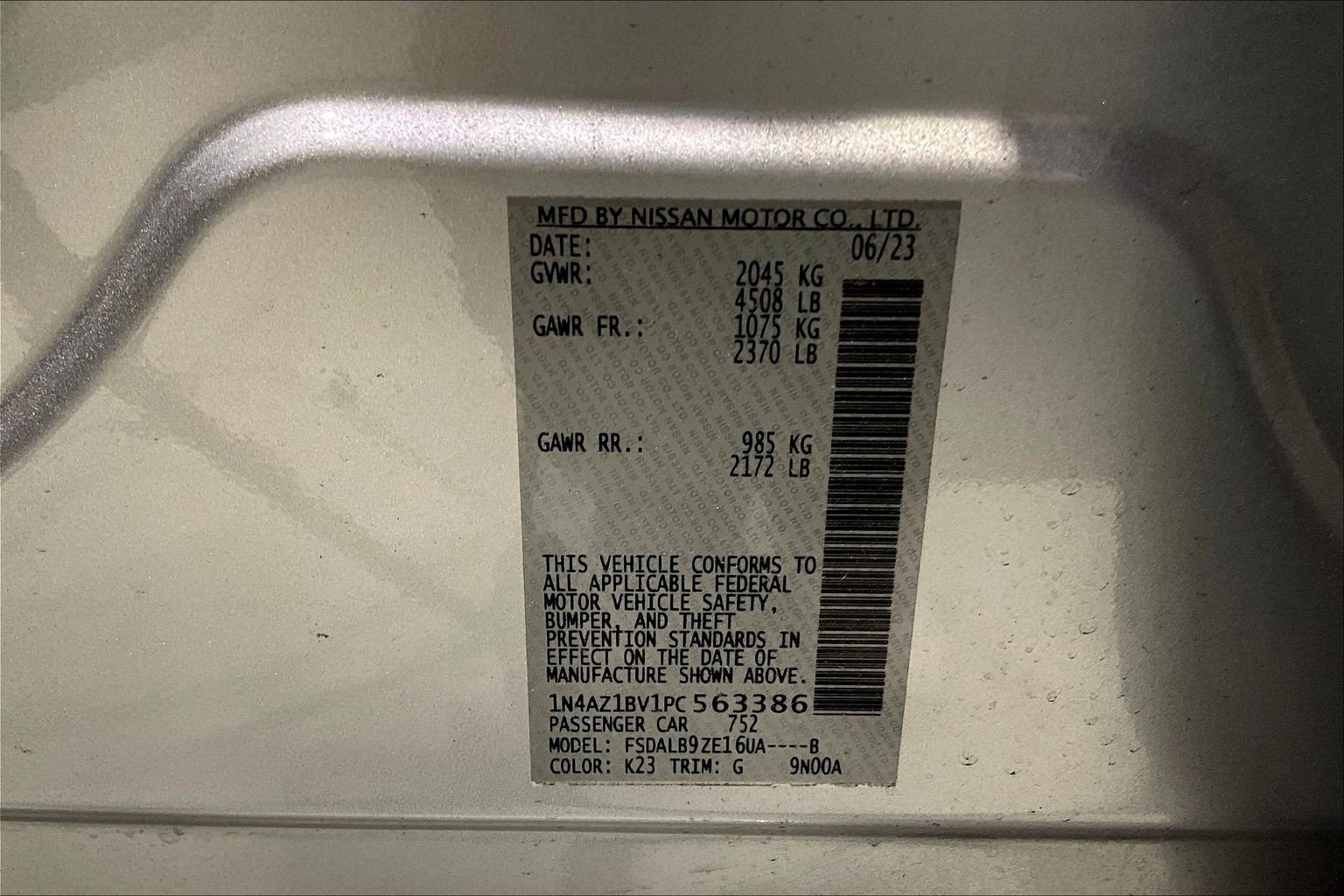 Used 2023 Nissan Leaf S FWD image 19