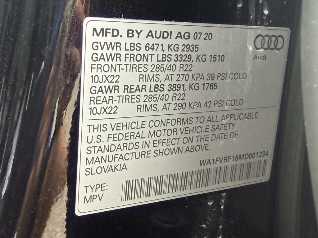 Used 2021 Audi Q8 Prestige w/ Prestige Package AWD/4WD image 37