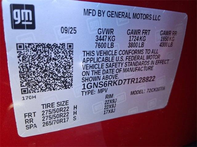 New 2026 Chevrolet Tahoe RST w/ Sun And Tow Package image 18