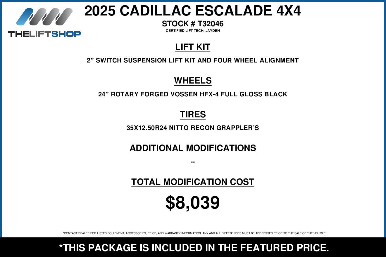 Used 2025 Cadillac Escalade Sport Platinum AWD/4WD video 2