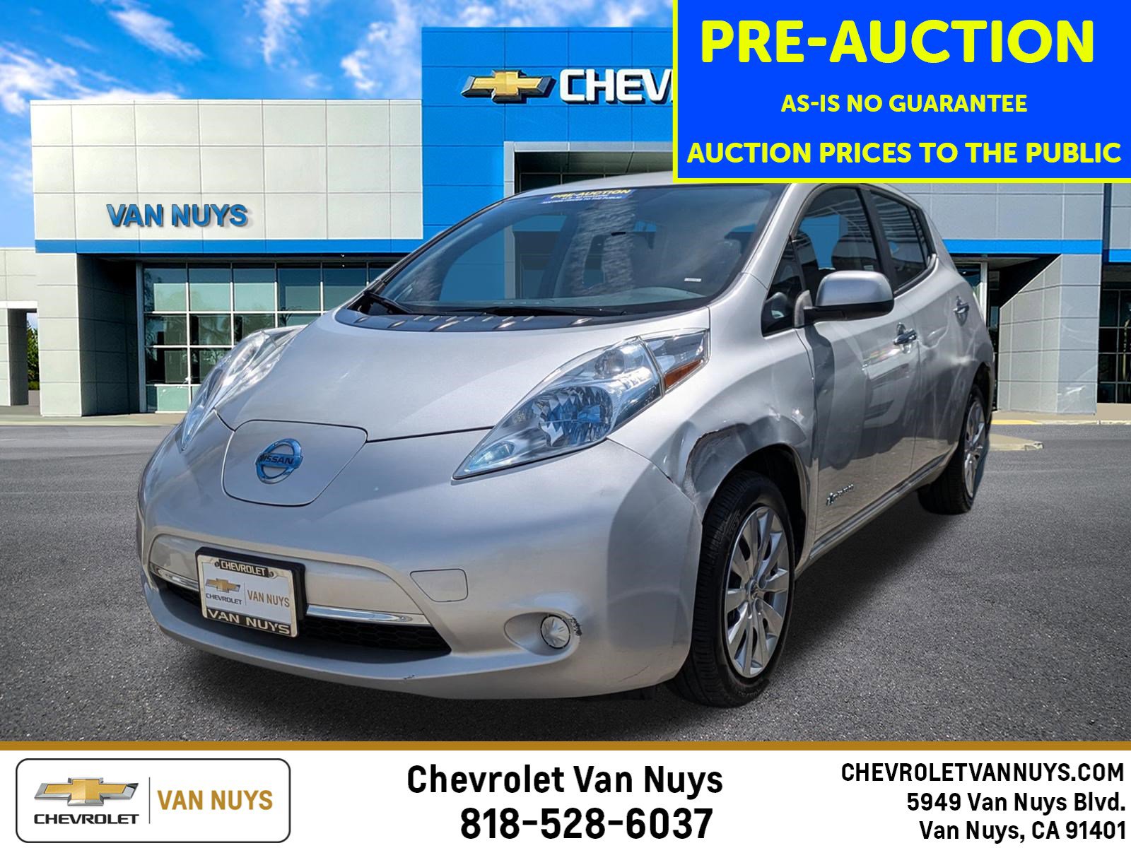 Used 2013 Nissan Leaf S w/ Charger Pkg image 1