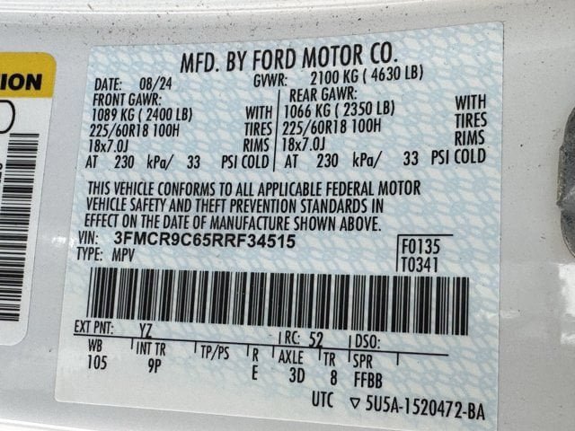 Used 2024 Ford Bronco Sport Outer Banks AWD/4WD image 34