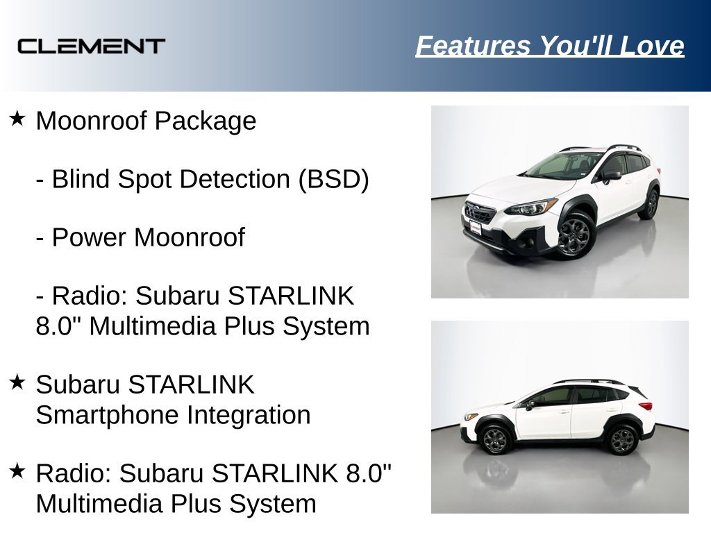 Used 2022 Subaru Crosstrek 2.5i Sport w/ Moonroof Package AWD/4WD image 10