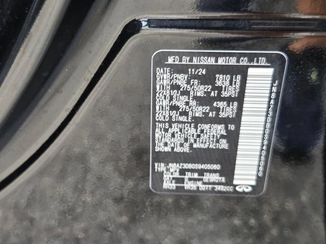 Certified 2025 INFINITI QX80 Sensory AWD/4WD image 25