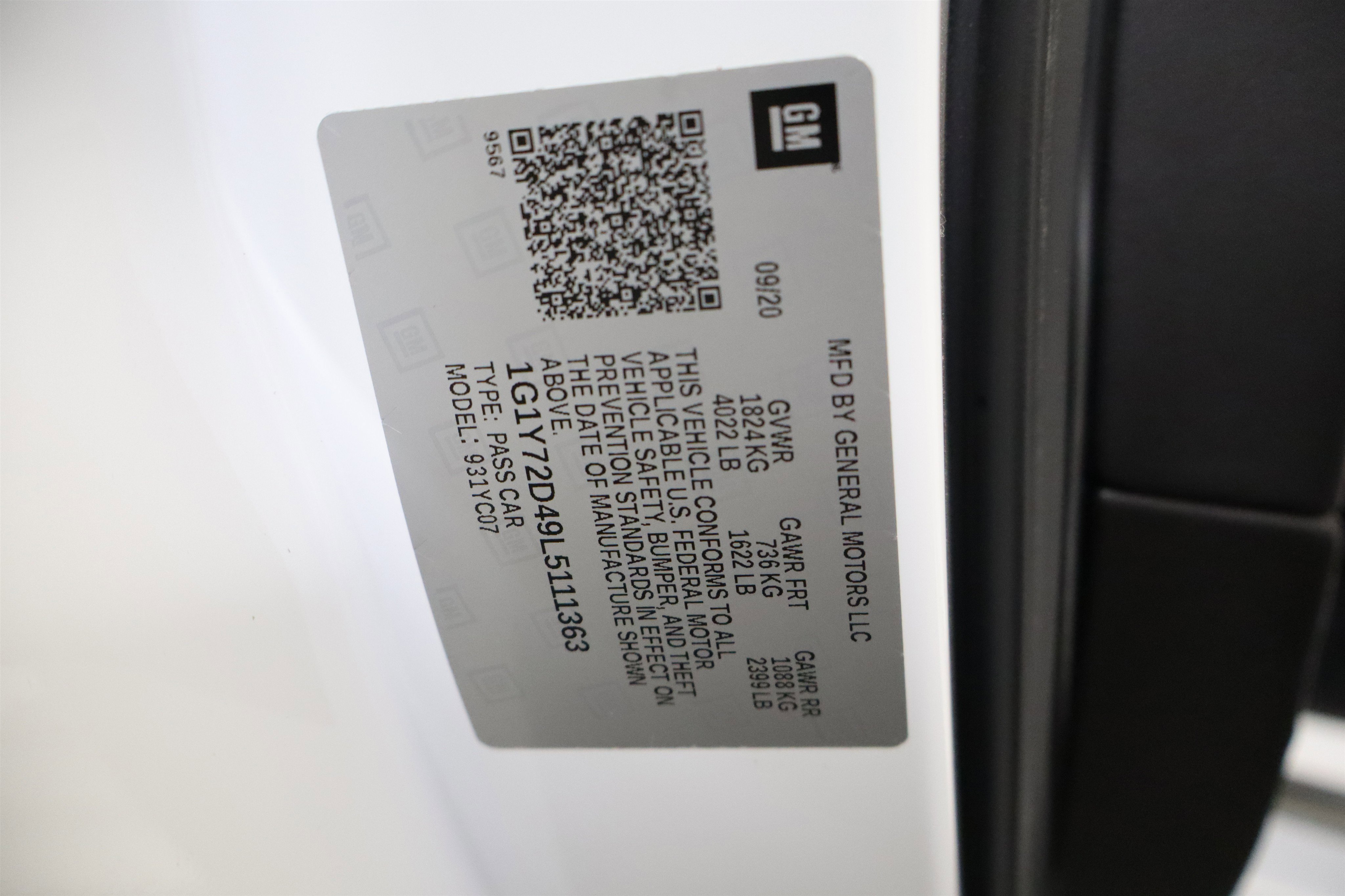 Used 2020 Chevrolet Corvette Stingray Preferred Cpe w/ 2LT Preferred Equipment Group image 36