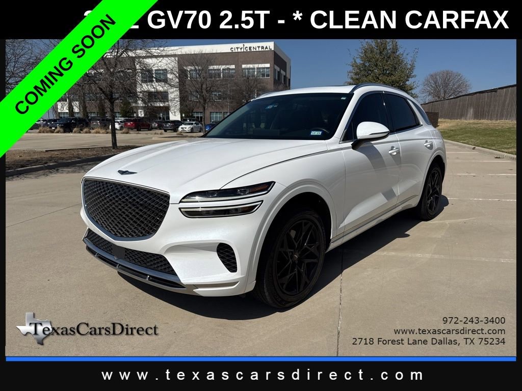 Used 2022 Genesis GV70 2.5T w/ Select Package