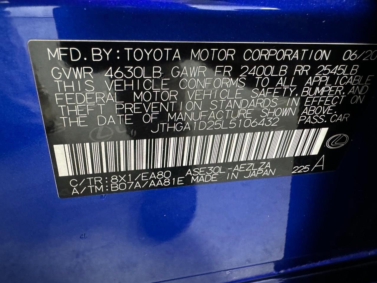 Used 2020 Lexus IS 300 F Sport w/ Blackline Edition image 32