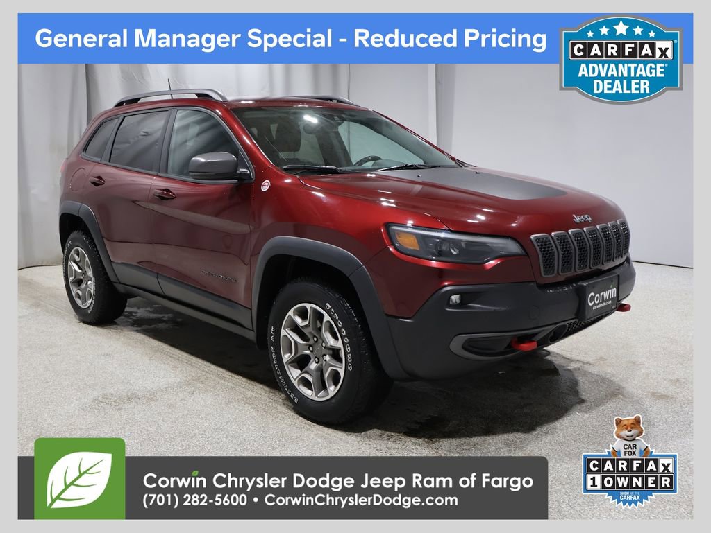 Used 2021 Jeep Cherokee Trailhawk image 1