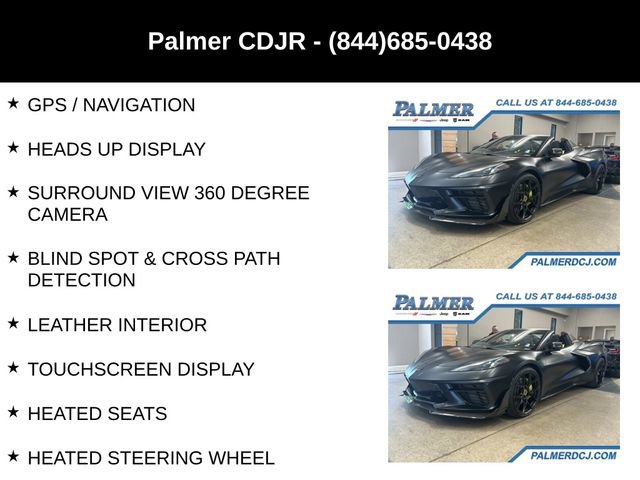 Used 2022 Chevrolet Corvette Stingray Premium Conv w/ Z51 Performance Package RWD image 6