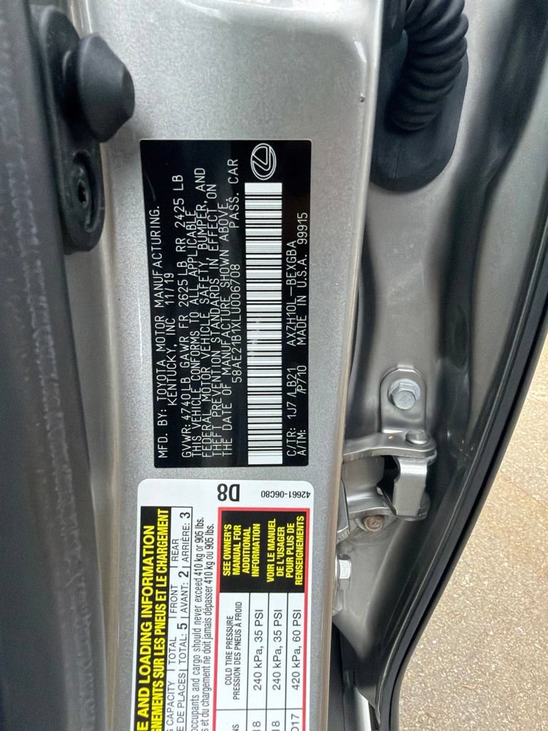 Used 2020 Lexus ES 300h w/ Luxury Package FWD image 10
