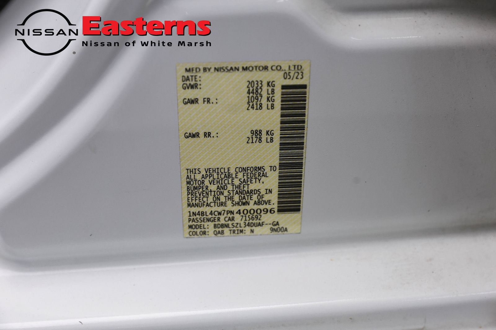 Used 2023 Nissan Altima 2.5 SR w/ SR Premium Package AWD/4WD image 35
