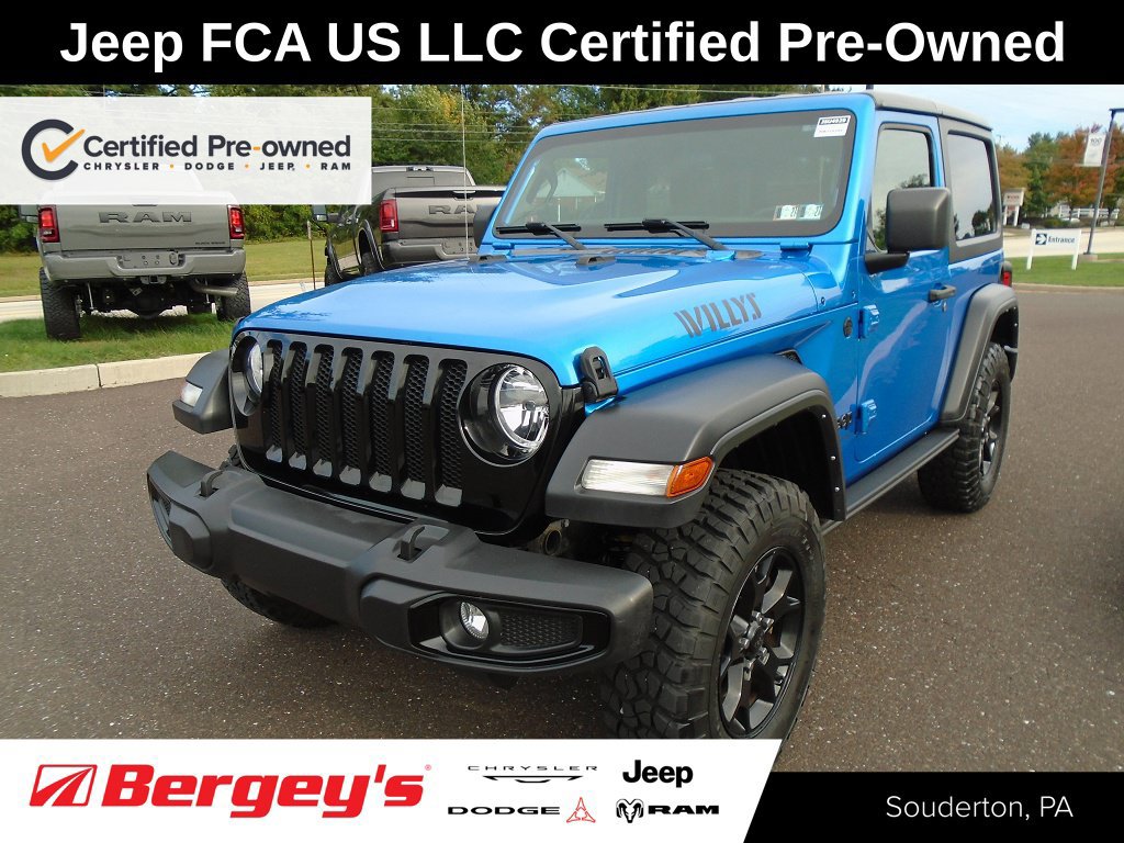 Certified 2021 Jeep Wrangler Sport AWD/4WD image 1
