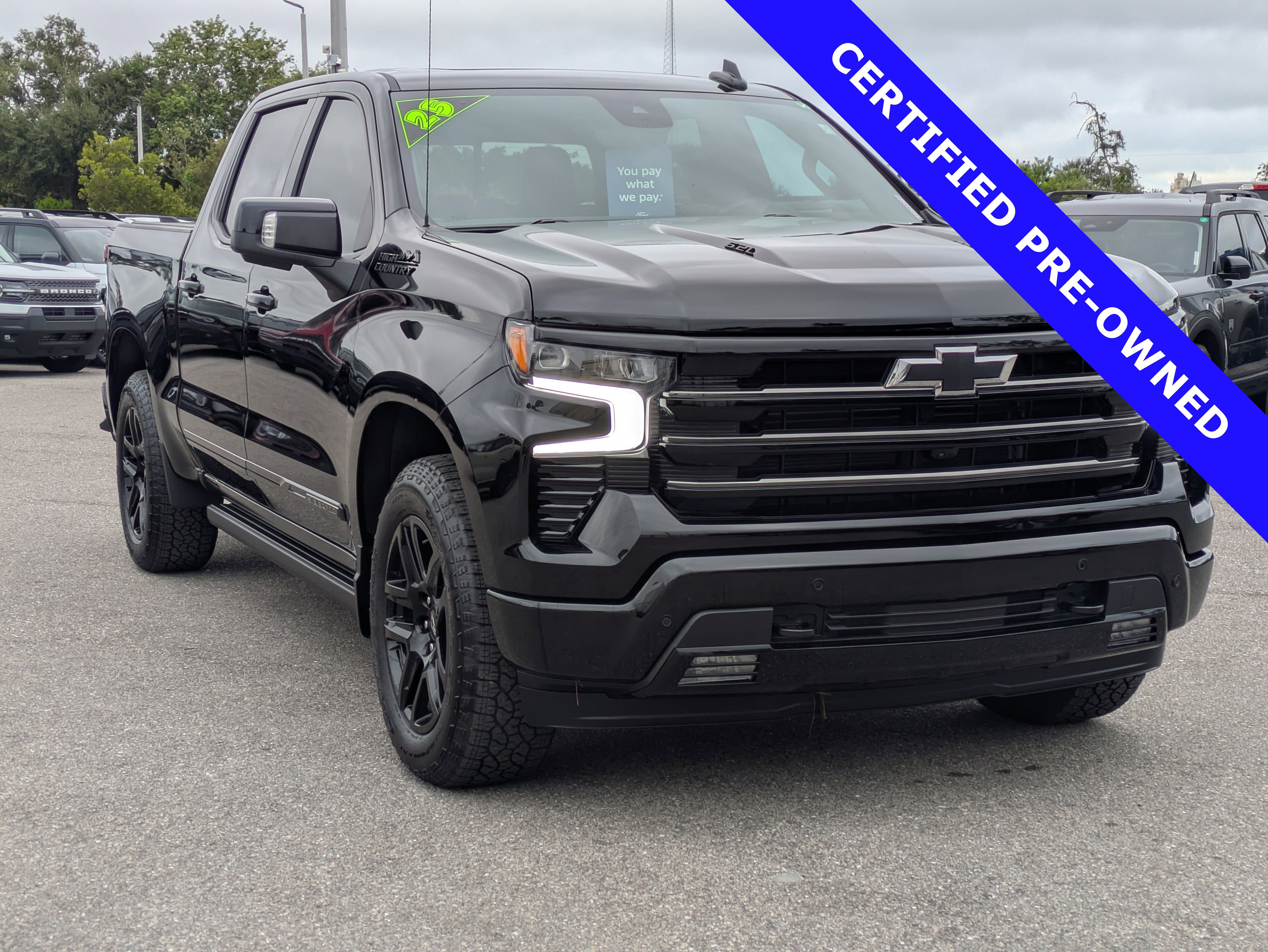 Used 2025 Chevrolet Silverado 1500 High Country w/ Midnight Edition