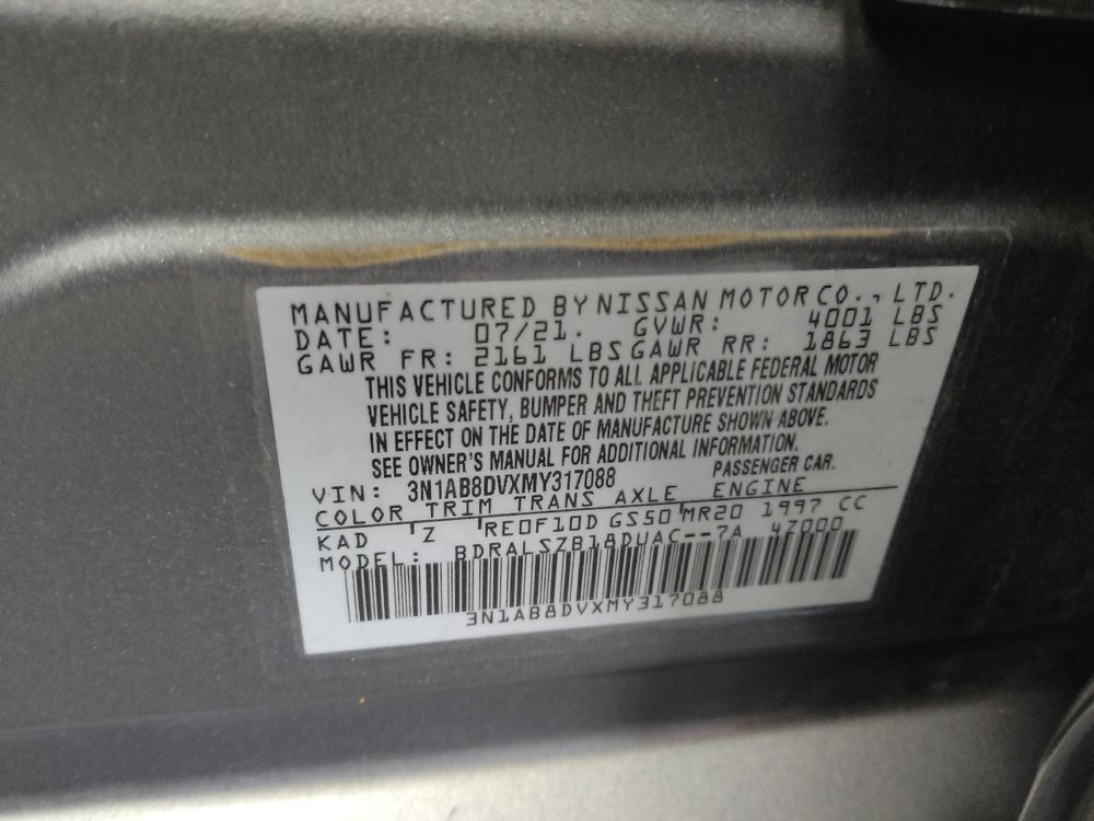 Used 2021 Nissan Sentra SR w/ SR Premium Package FWD image 33