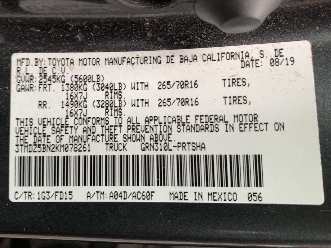 Used 2019 Toyota Tacoma TRD Off-Road image 46