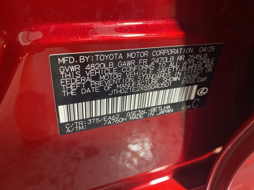 Certified 2025 Lexus IS 350 F Sport AWD/4WD image 37