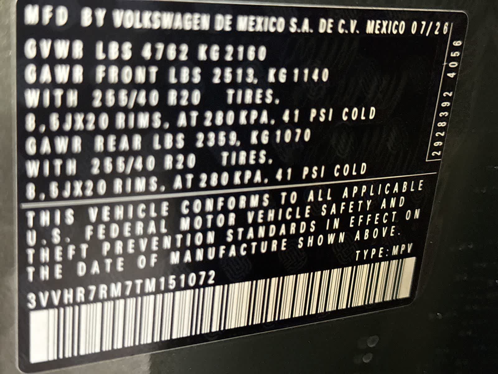 New 2026 Volkswagen Tiguan SE R-Line FWD image 43